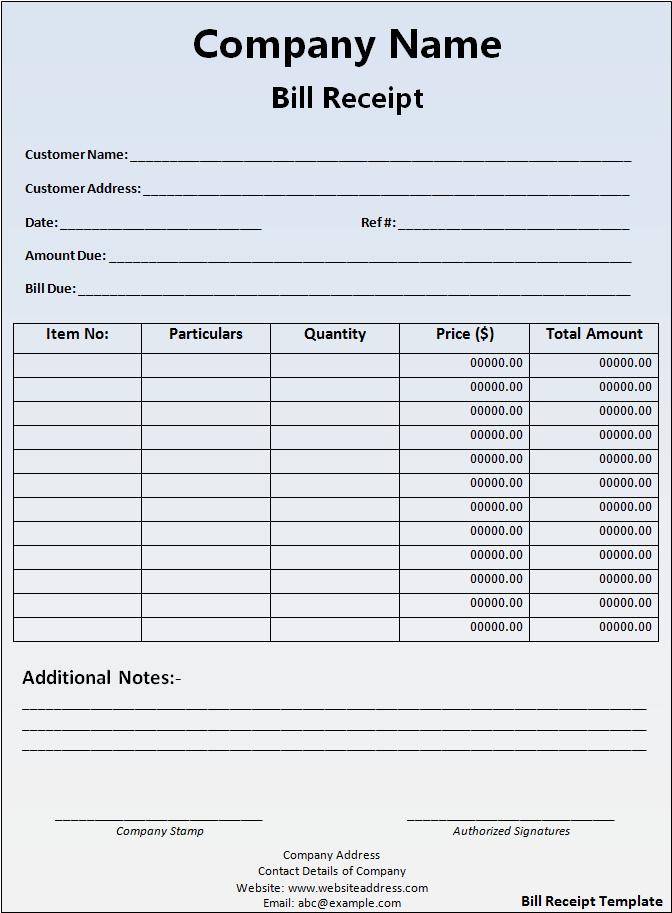 bill-payment-template