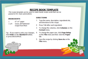 14  Recipe Book Templates Free Word Templates