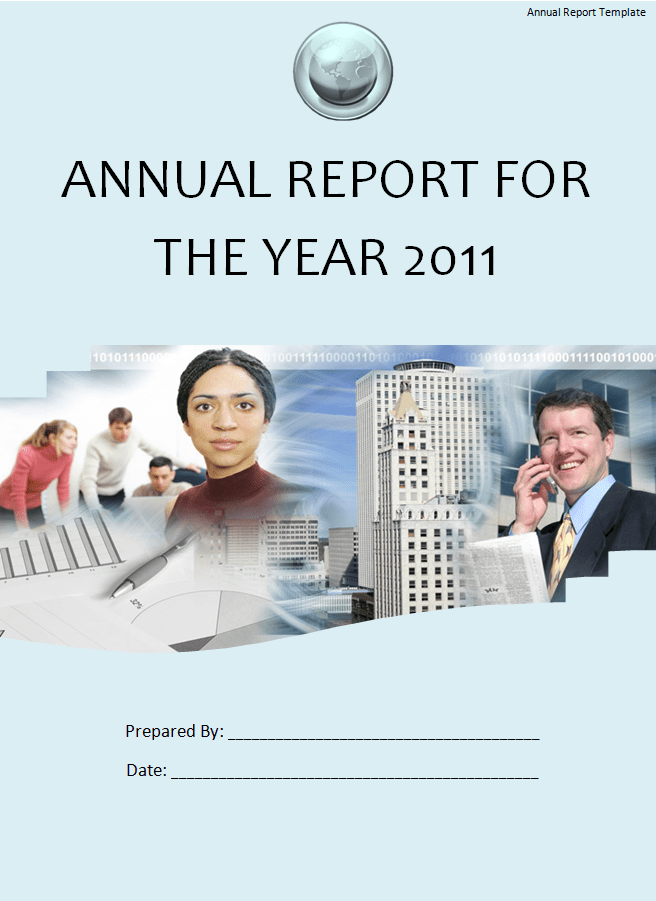 Free Annual Report Template Free Word Templates