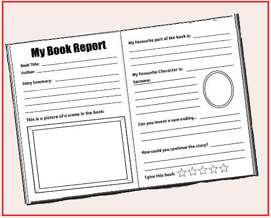 How To Write A Book Report + FREE Printable Template for Kids