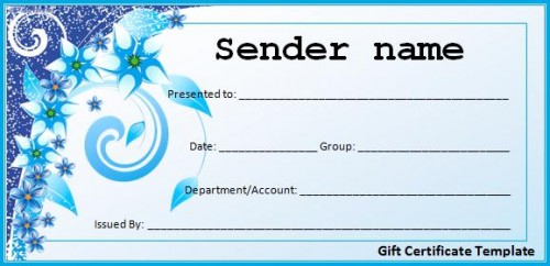 free microsoft word gift certificate templates