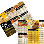 free menu templates download for word