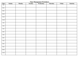 Weekly Planner Template | Free Word Templates