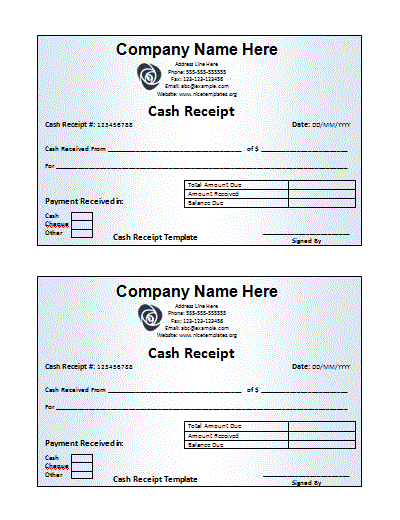 Receipt Template Free Download Receipt Template Free Download