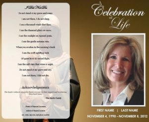 Funeral Program Format – Free Word Templates
