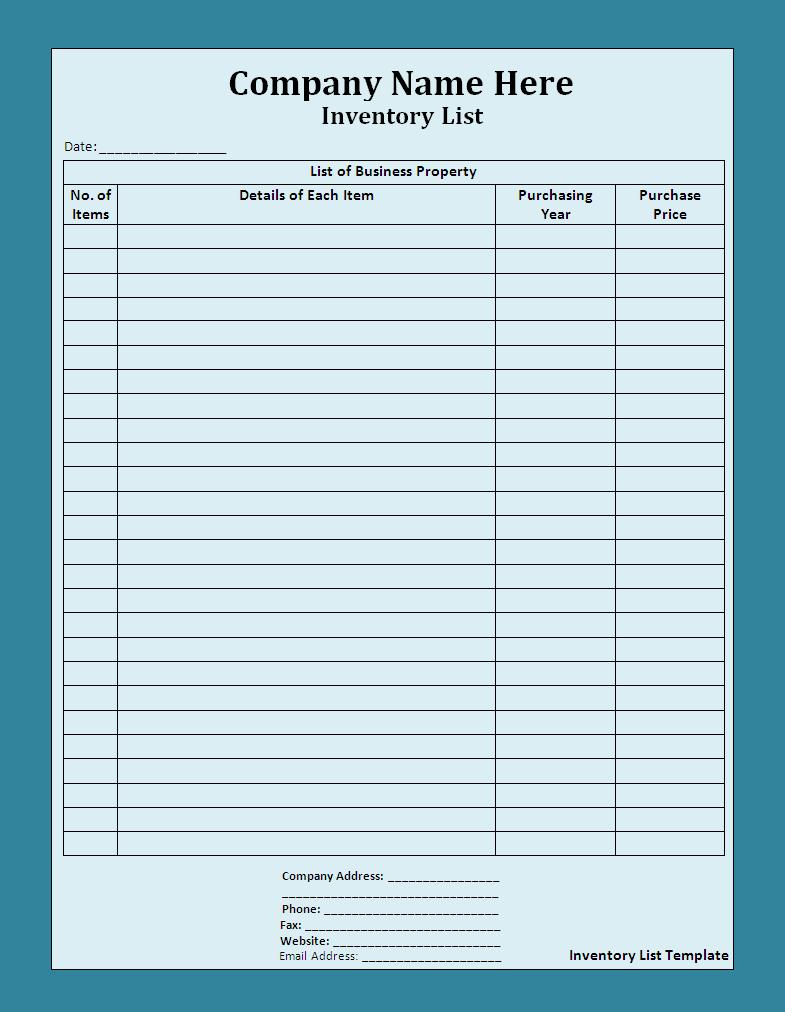 inventory-turnover-list-free-word-templates