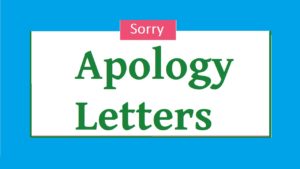 Apology Letters | Free Word Templates