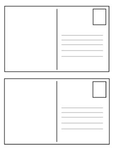 postcard templates for indesign