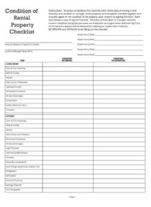 Free Checklist Template | Free Word Templates