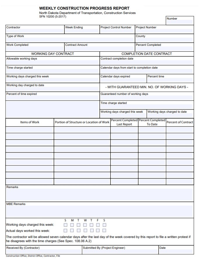 Free Report Templates Of Weekly Report Template Free Formats Excel Word Vrogue