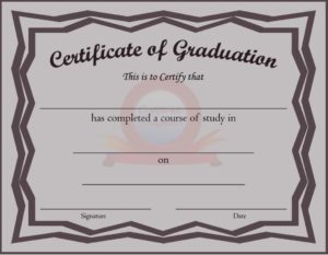 Graduation-Certificate-Template-PDF – Free Word Templates