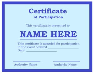 Certificate Templates | Free Word Templates