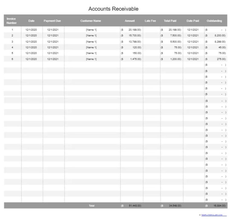 Receipt Templates | Free Word Templates