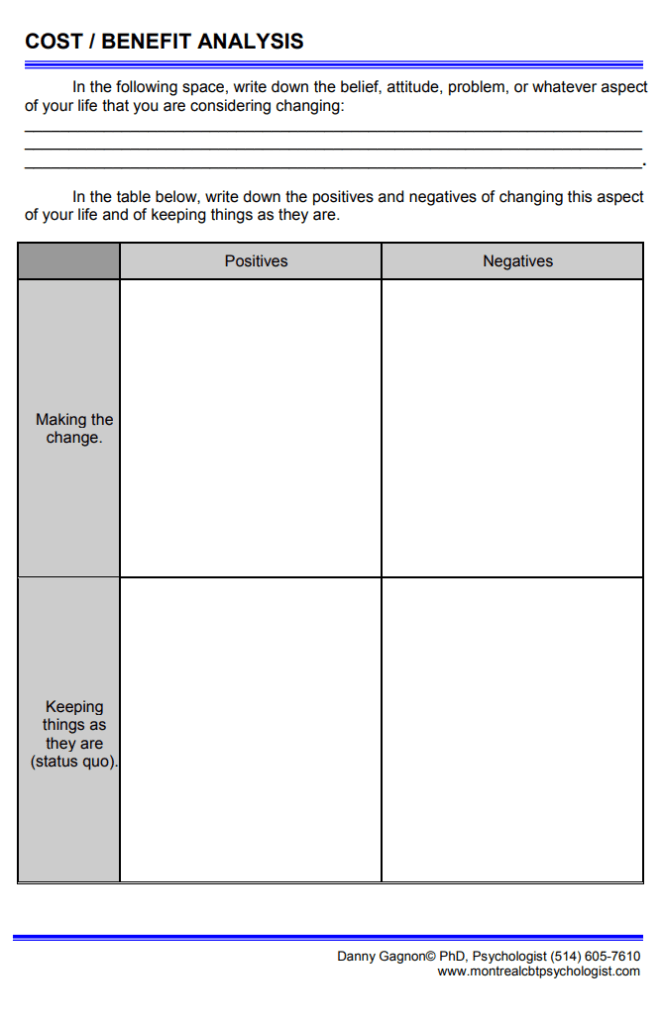 Cost Benefit Analysis Template | Free Word Templates