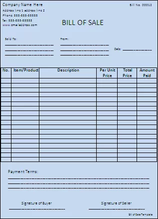 Bill-of-Sale-Template