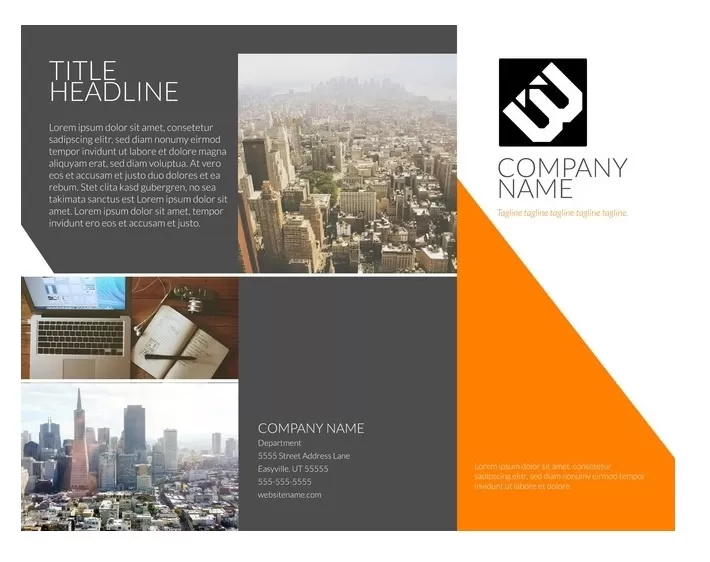 Fee Business Presentation Pamphlet Template