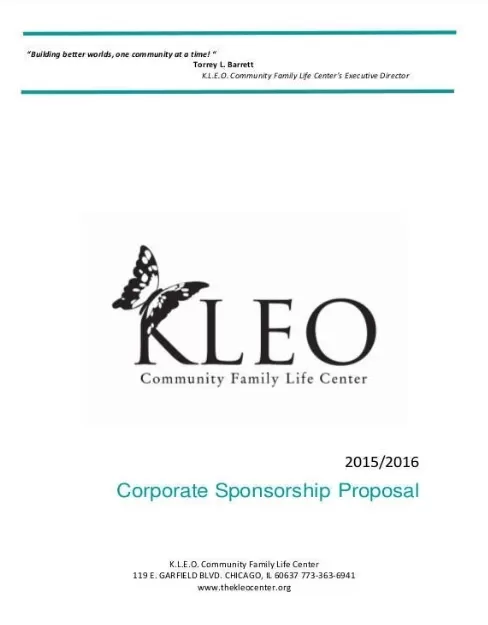 Free Corporate Sponsorship Proposal Template