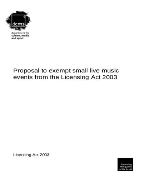 Free Musical Event Proposal Template