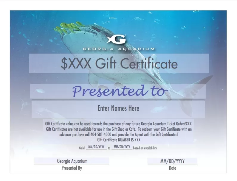 Gift Certificate Template PDF