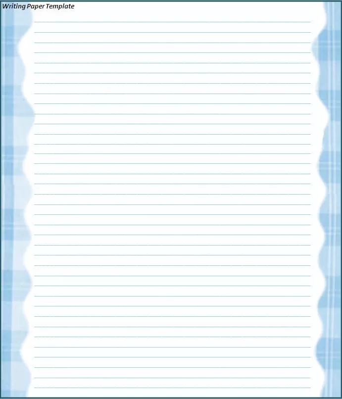 Line Paper Template