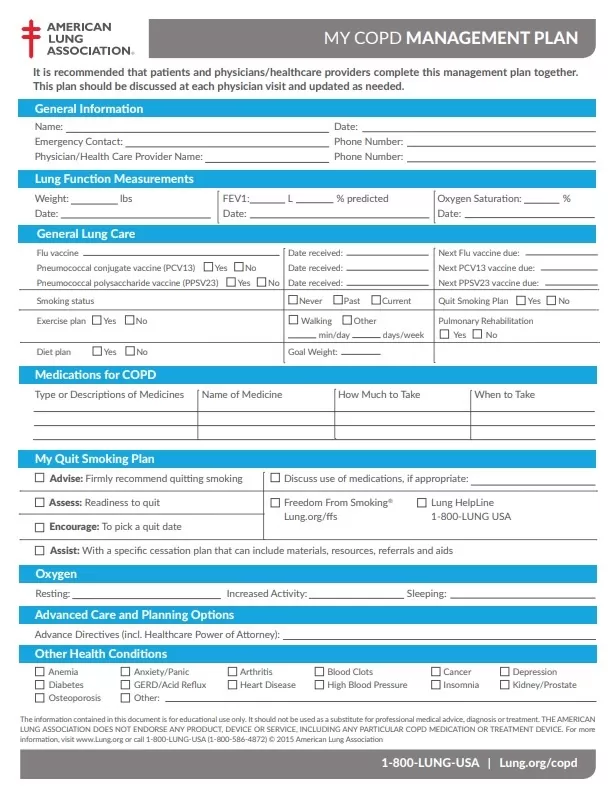 Management Action Plan Template