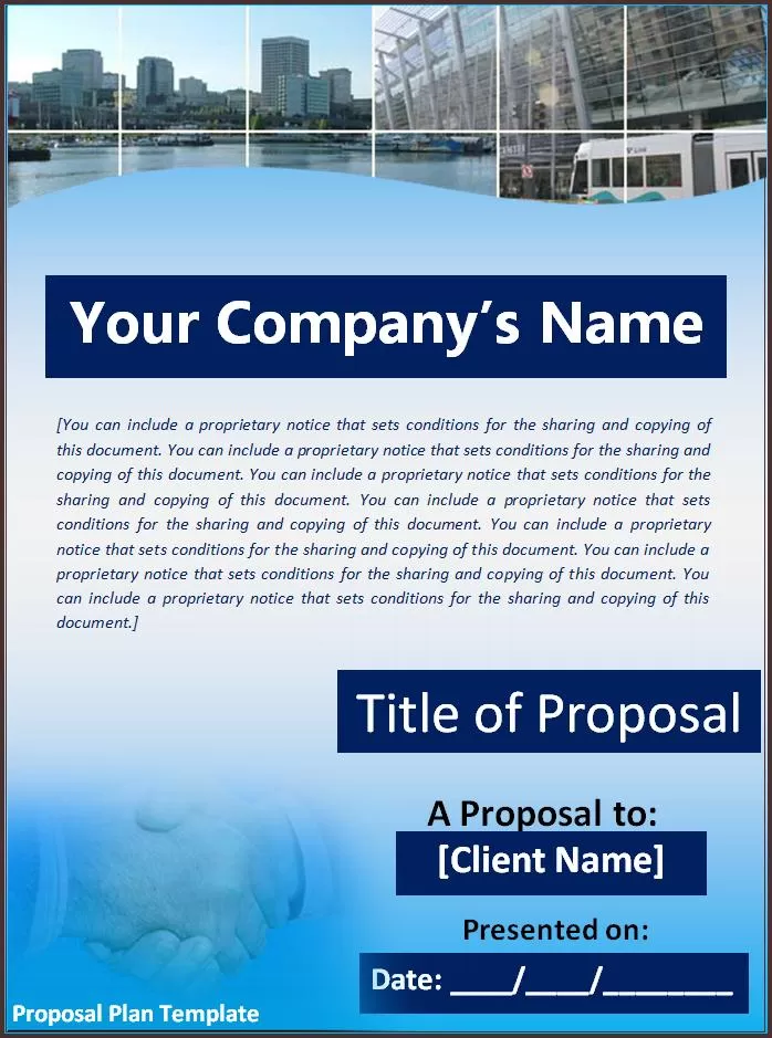 Proposal Plan Template