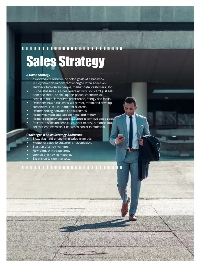 Sales Strategy Plan Template