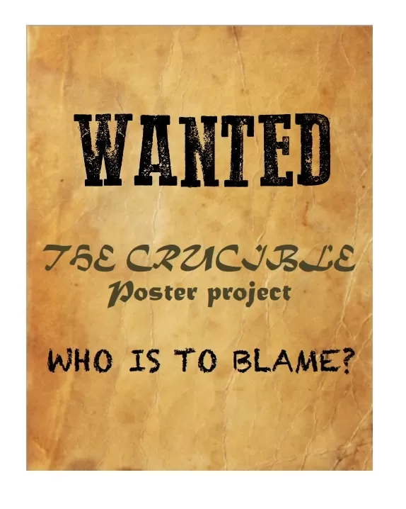 Sample Wanted Poster