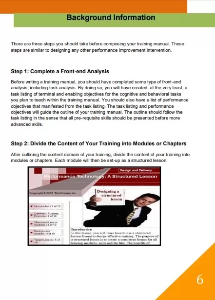 Training Manual Template PDF