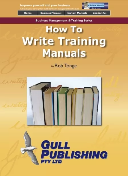 Training Manual Writing Template