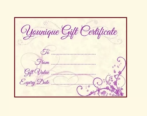 Unique Gift Certificate Template 3