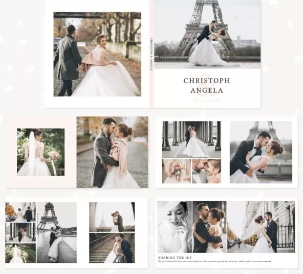 Wedding Photo Album Template