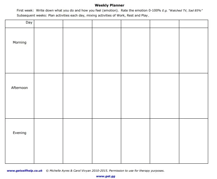 Weekly Planner Template PDF