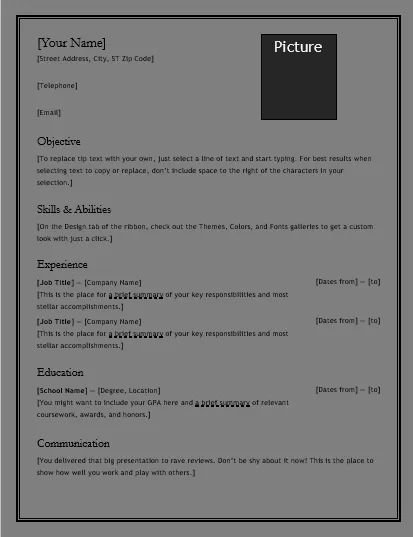 Free-Resume-Template