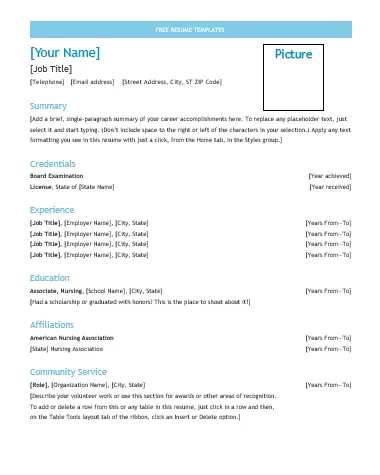 Free-Resume-Template