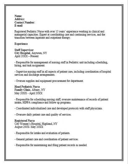 Nursing-Resume-Template