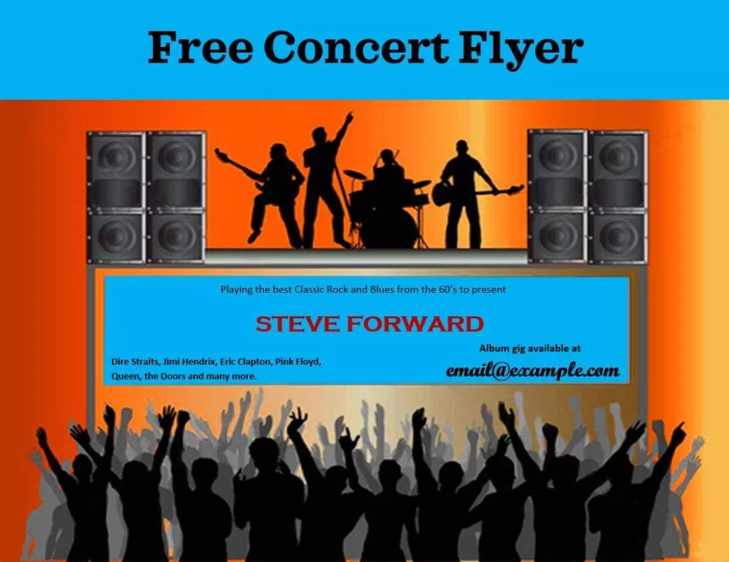 Free Concert Flyer Template