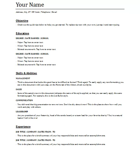 Functional_Resume-Template