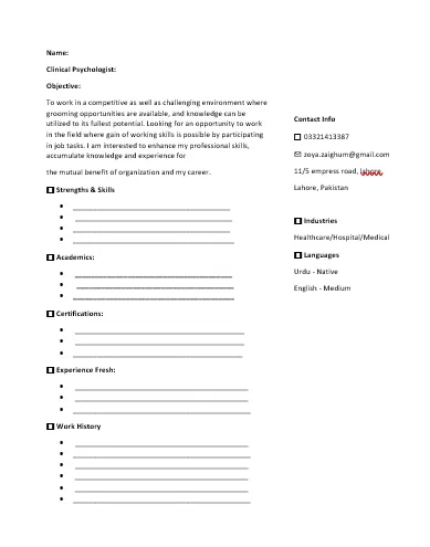 Medical-resume-template