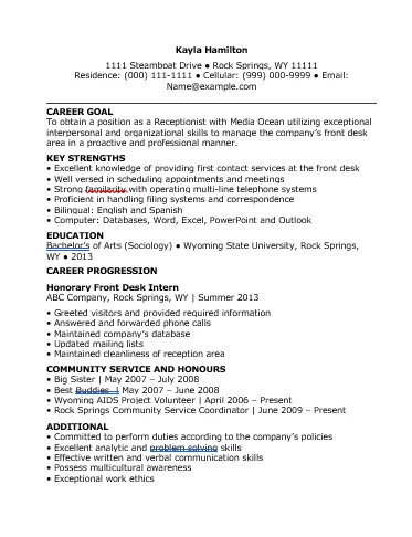 Receptionist-Resume-Template