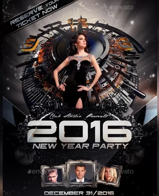 New Year Flyer Format