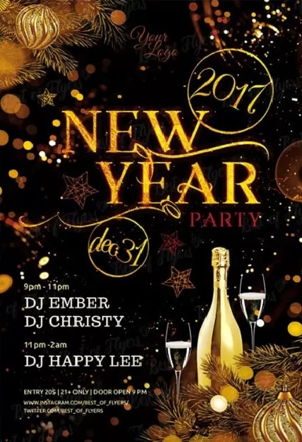 New Year Special Flyer Template