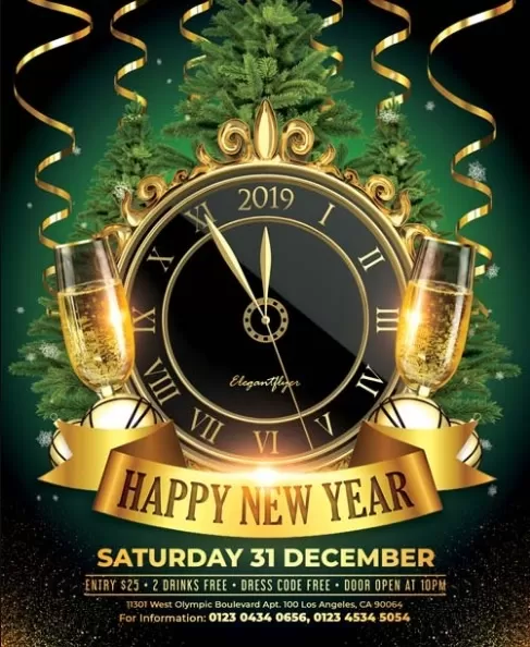 Sample New Year Flyer