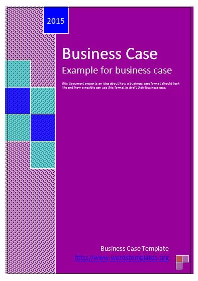 Business Case Template