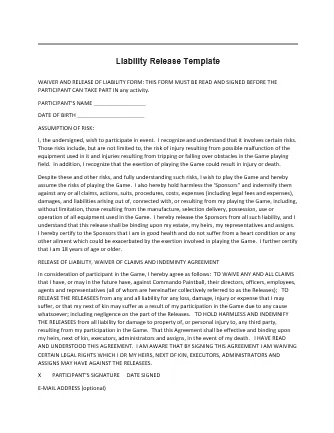 Liability-Release-Template