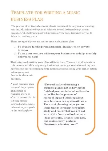 Business Proposal Writing Template