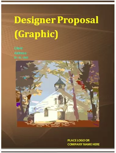 graphic designer proposal template