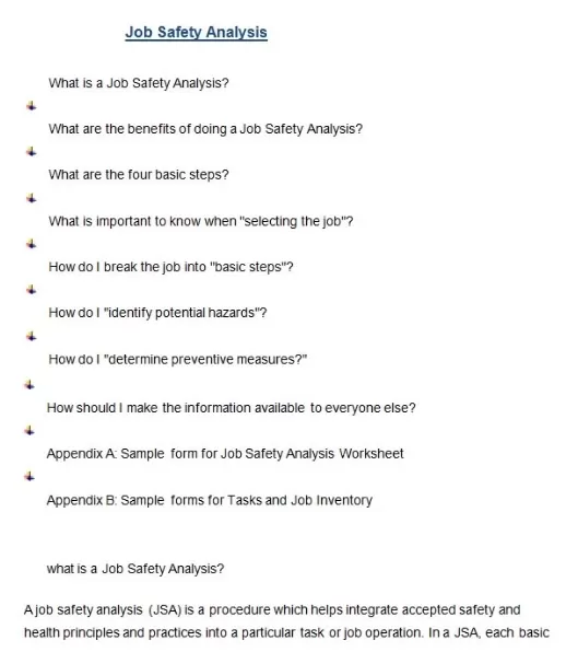 Job Hazard Analysis Presentation Template