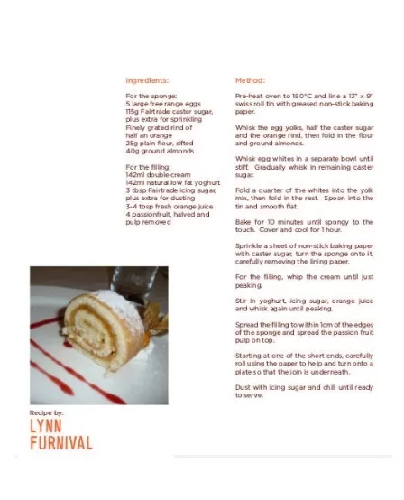 Bakery Recipe Book Template