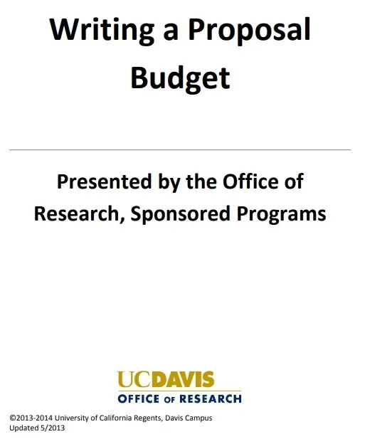 Budget Proposal Sample